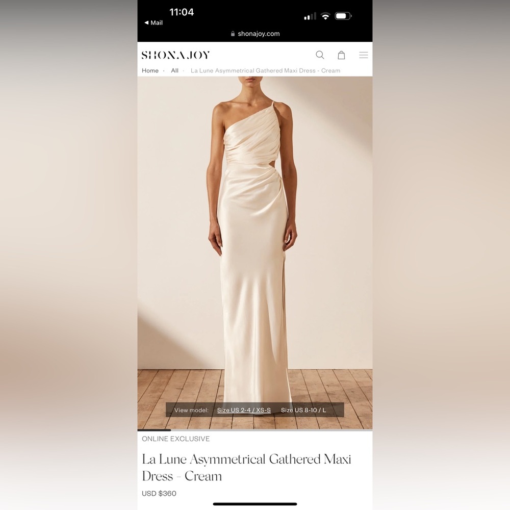 Shona joy cream dress